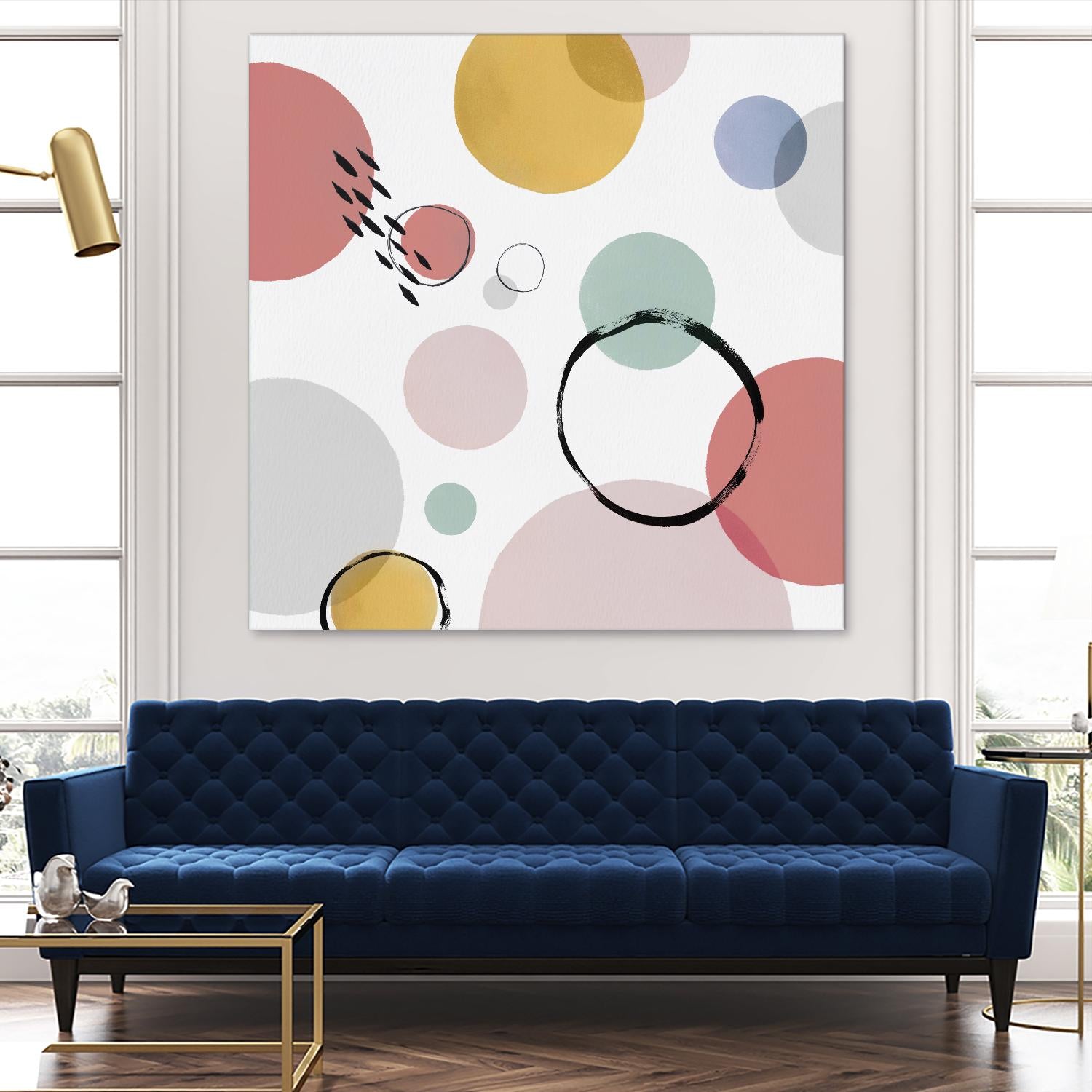 Colour Motion I by Isabelle Z on GIANT ART - red abstract