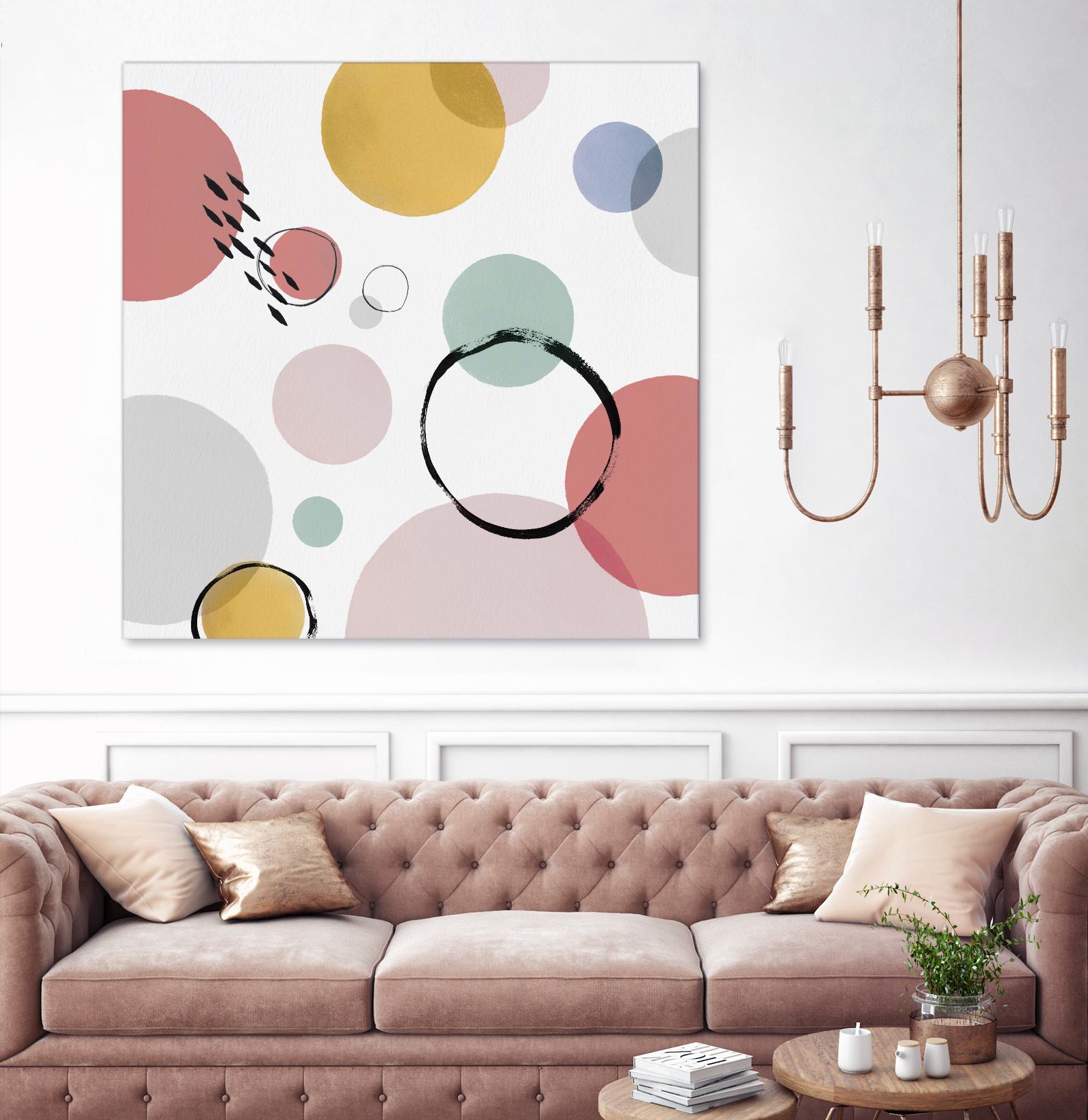 Colour Motion I by Isabelle Z on GIANT ART - red abstract