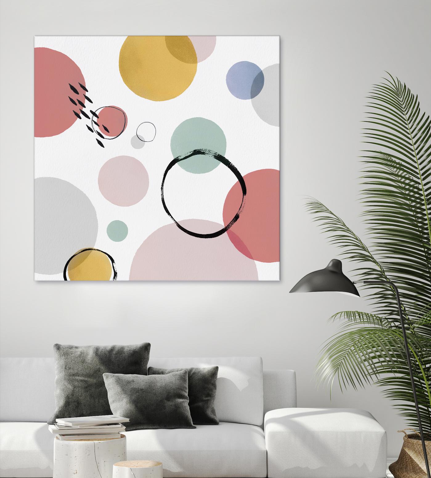 Colour Motion I by Isabelle Z on GIANT ART - red abstract