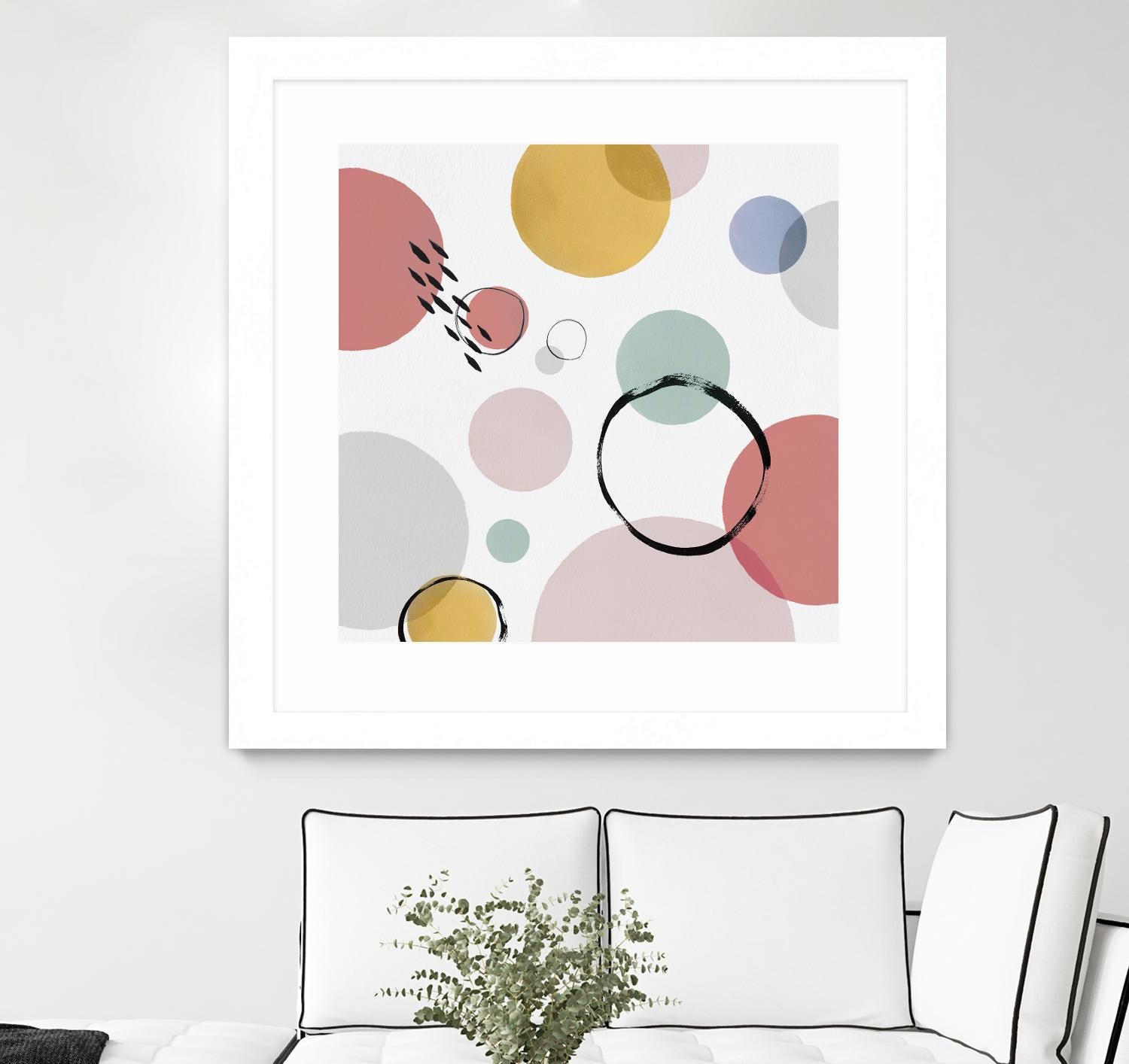 Colour Motion I by Isabelle Z on GIANT ART - red abstract