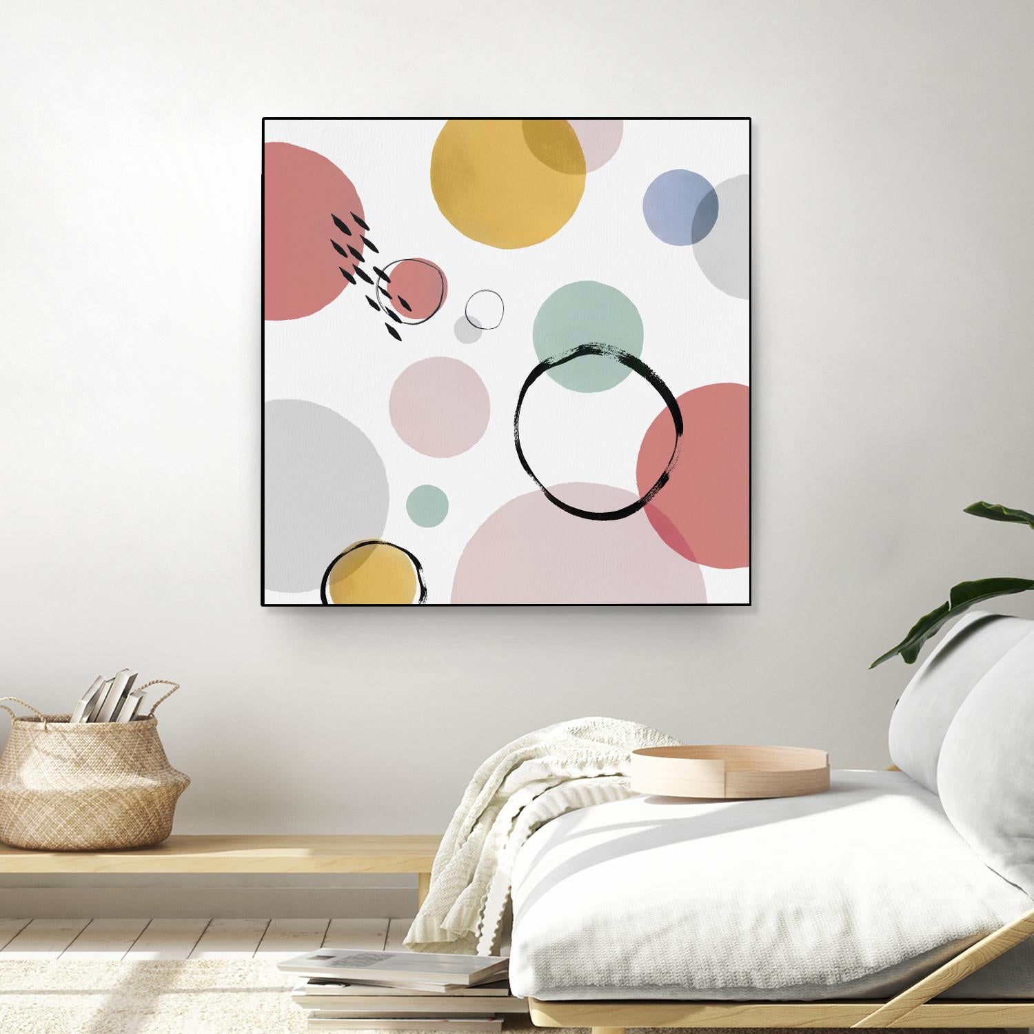 Colour Motion I by Isabelle Z on GIANT ART - red abstract