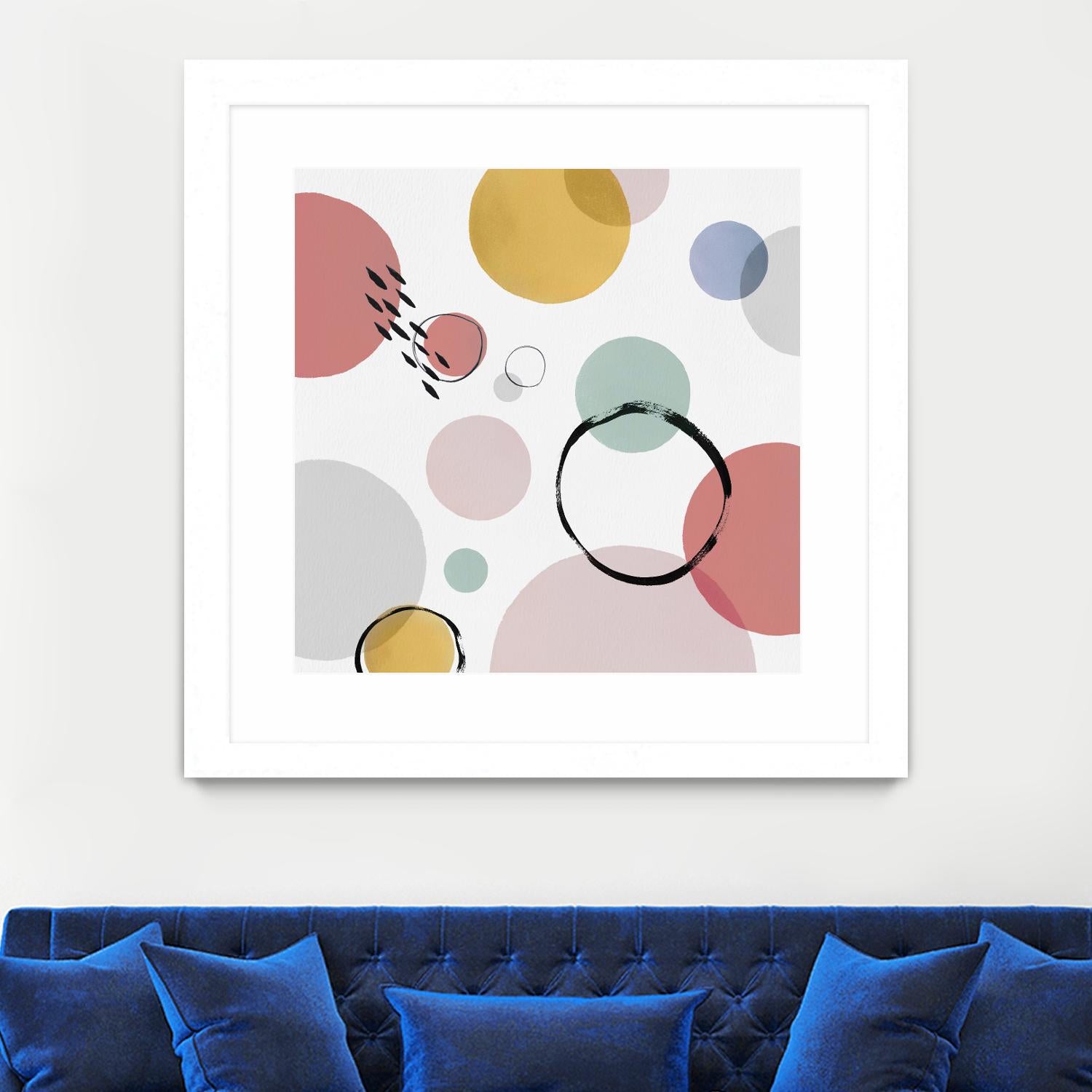 Colour Motion I by Isabelle Z on GIANT ART - red abstract