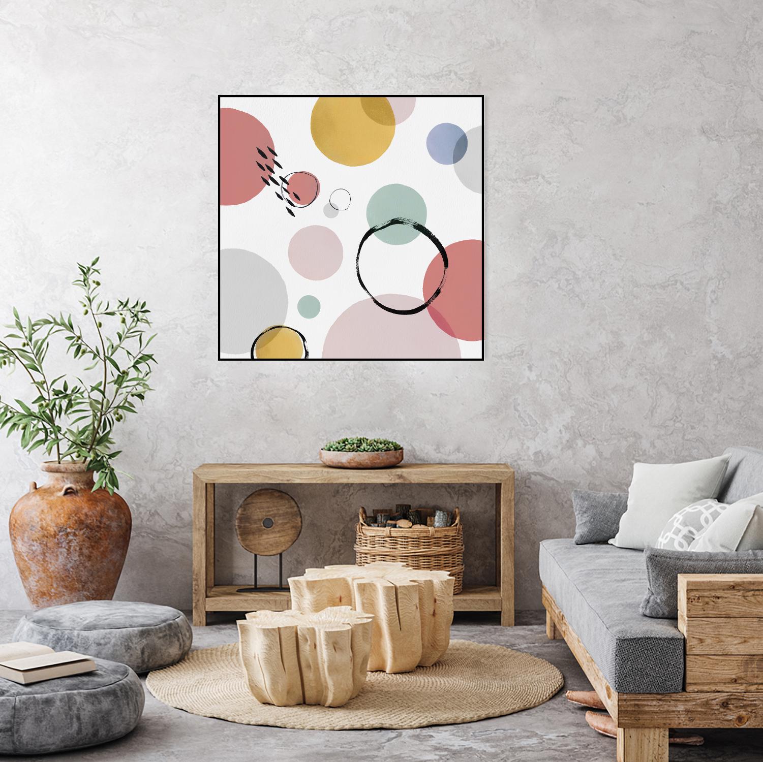 Colour Motion I by Isabelle Z on GIANT ART - red abstract