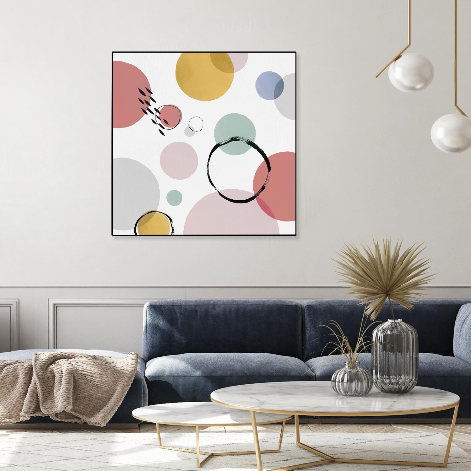 Colour Motion I by Isabelle Z on GIANT ART - red abstract