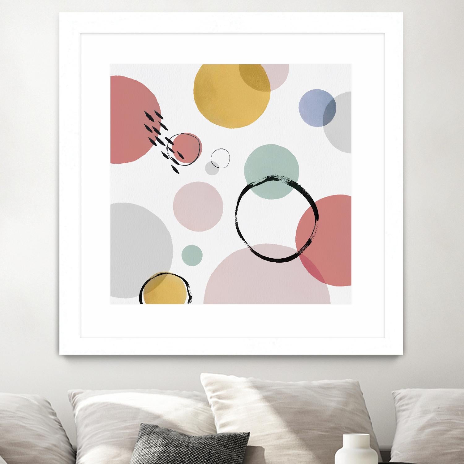 Colour Motion I by Isabelle Z on GIANT ART - red abstract