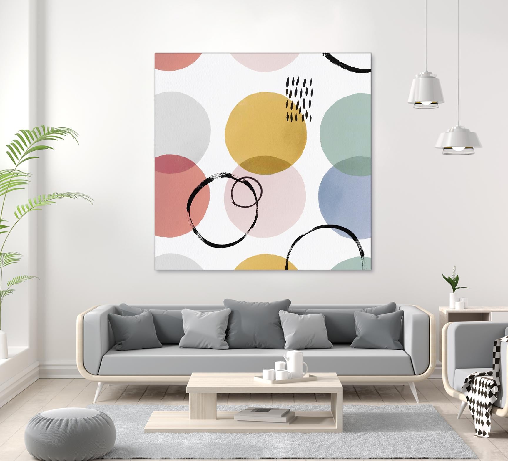 Colour Motion II by Isabelle Z on GIANT ART - red abstract