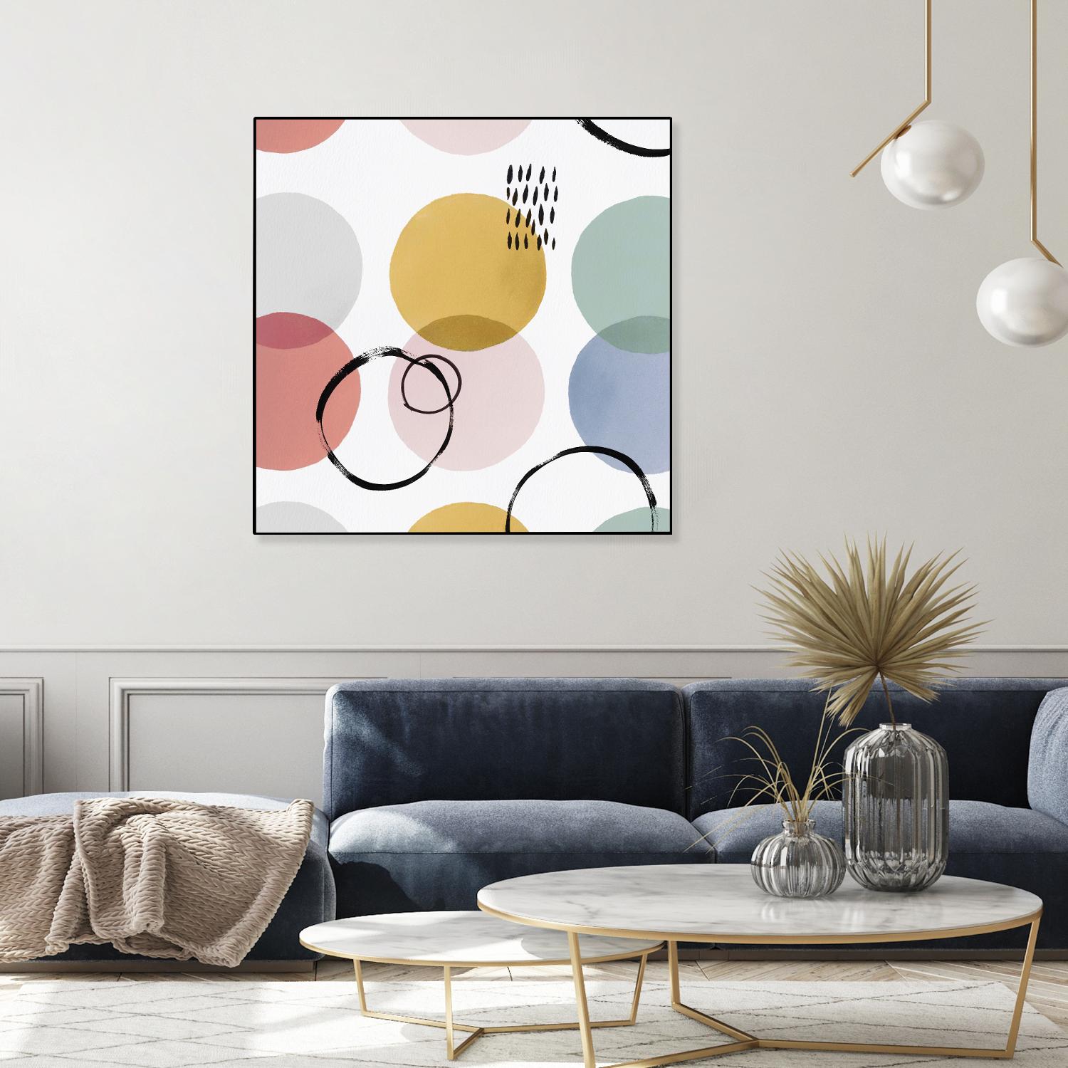 Colour Motion II by Isabelle Z on GIANT ART - red abstract