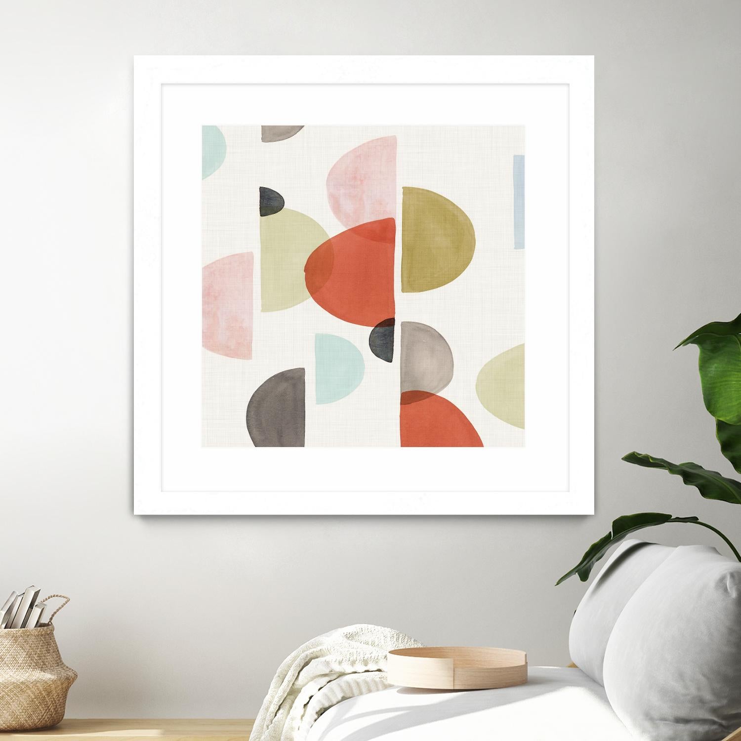 Dot Com II by Isabelle Z on GIANT ART - red abstract
