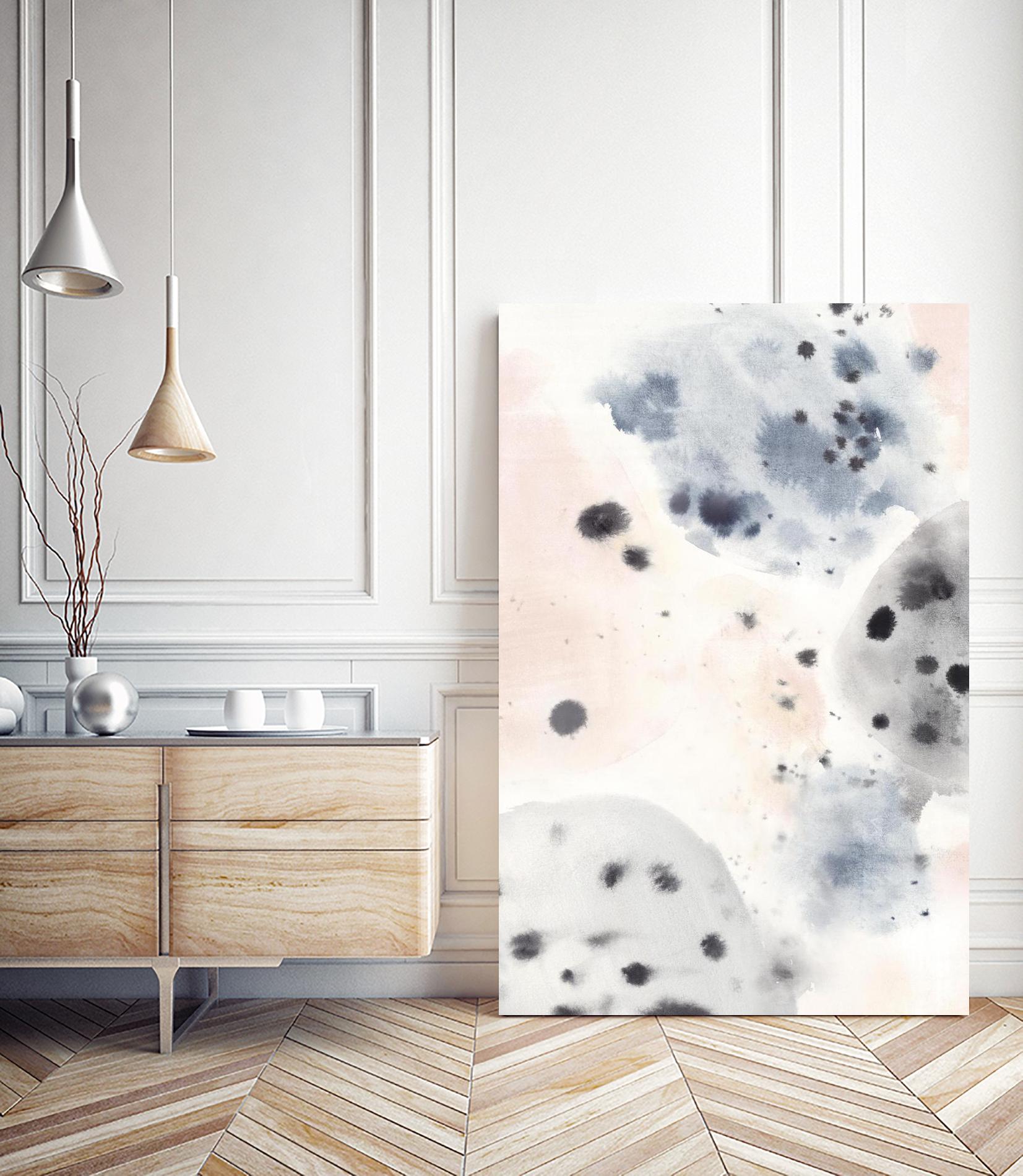 Islands I by Isabelle Z on GIANT ART - black abstract