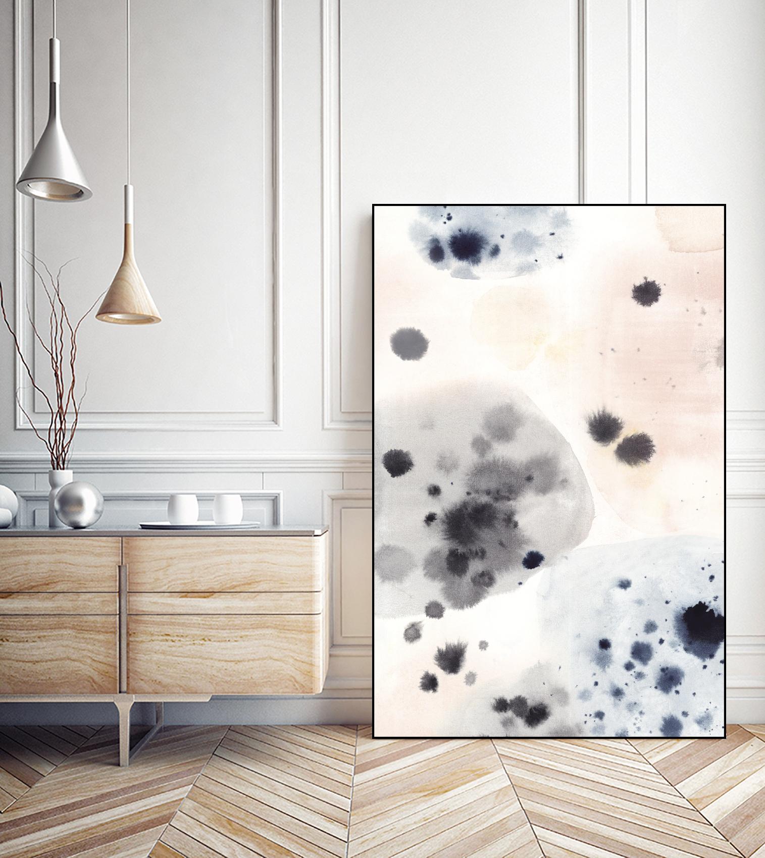 Islands II by Isabelle Z on GIANT ART - black abstract