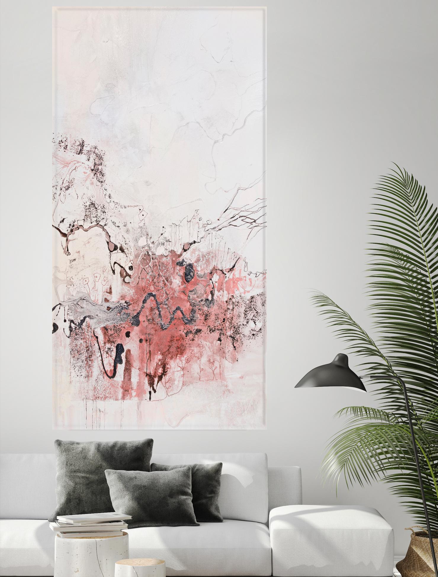 Stained I by Jennifer Gardner on GIANT ART - brown abstract