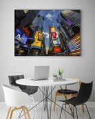 Times Square Towers by Guilliame Gaudet on GIANT ART - black city scene