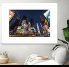 Times Square Billboards by Guilliame Gaudet on GIANT ART - black city scene
