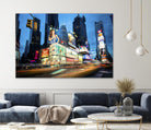 Times Square Rays of Light  III by Guilliame Gaudet on GIANT ART - black city scene