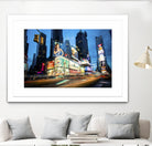 Times Square Rays of Light  III by Guilliame Gaudet on GIANT ART - black city scene