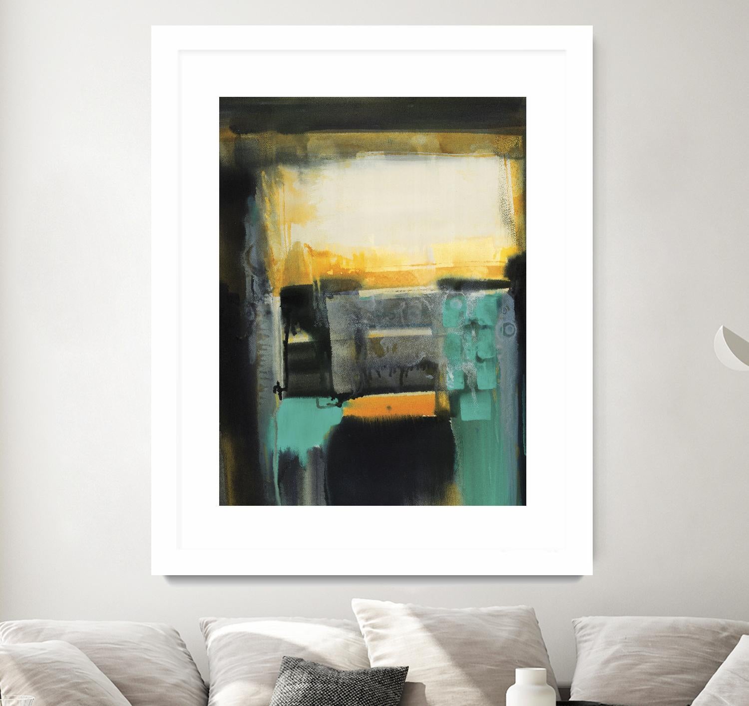 Evolving Limitations by Bianka Guna on GIANT ART - yellow abstract