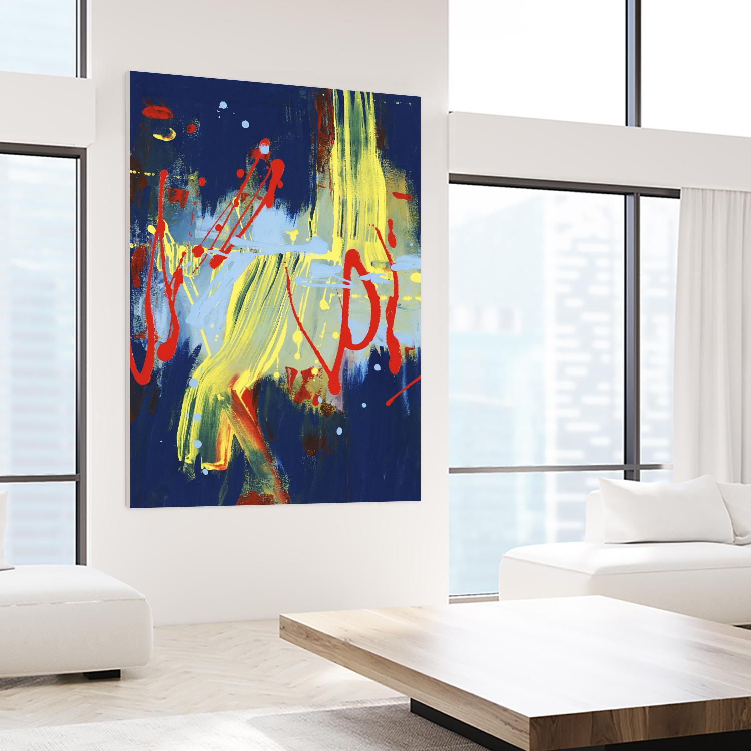 Respite I by Bianka Guna on GIANT ART - red abstract