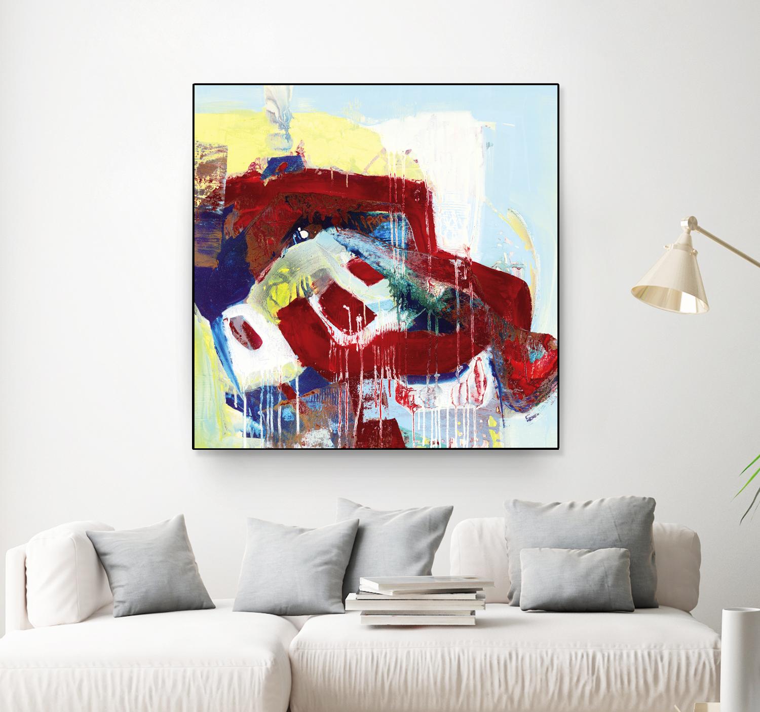 Kaleidoscopic Days II by Bianka Guna on GIANT ART - white abstract