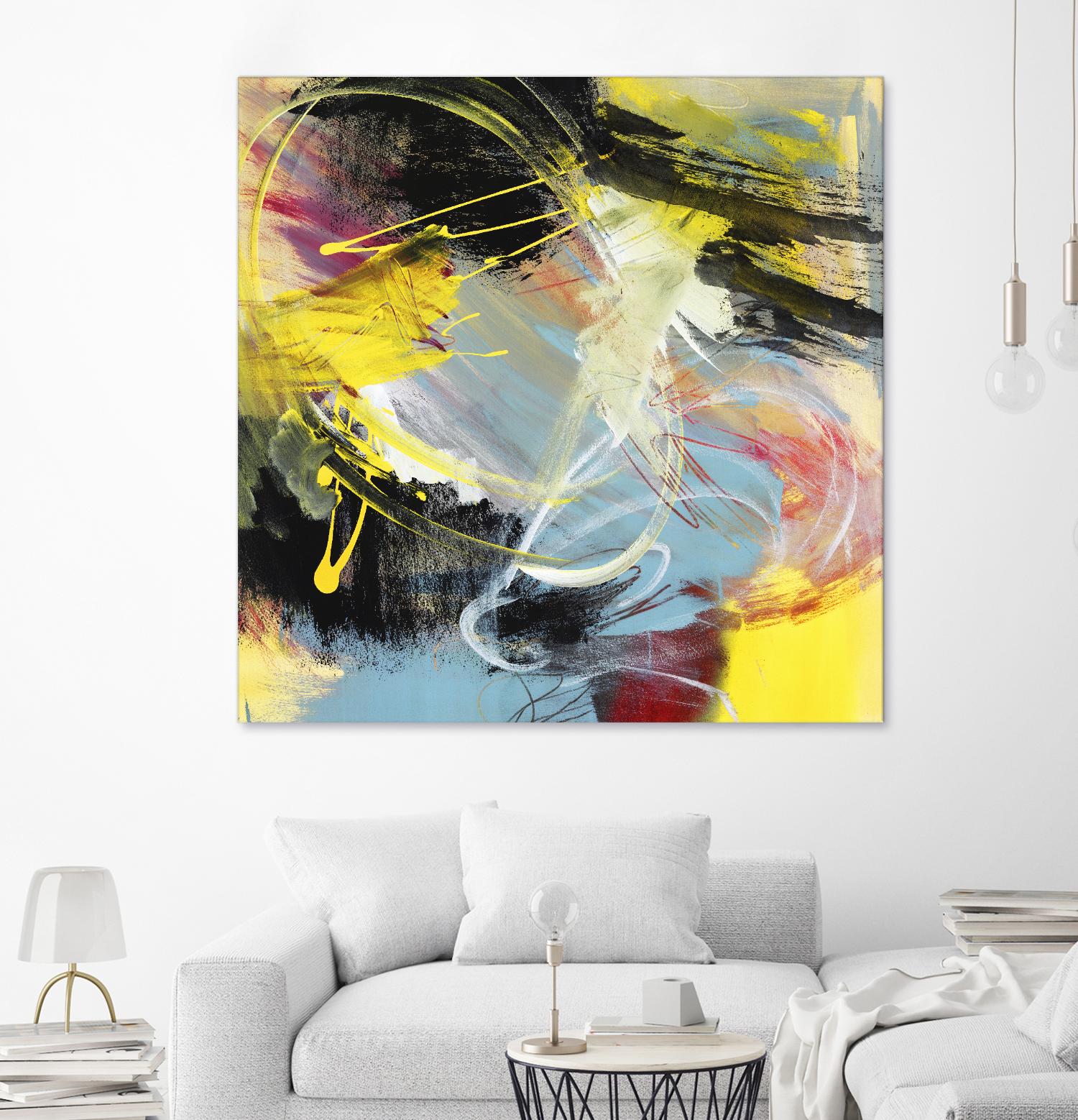 Storms in the Night by Bianka Guna on GIANT ART - black abstract