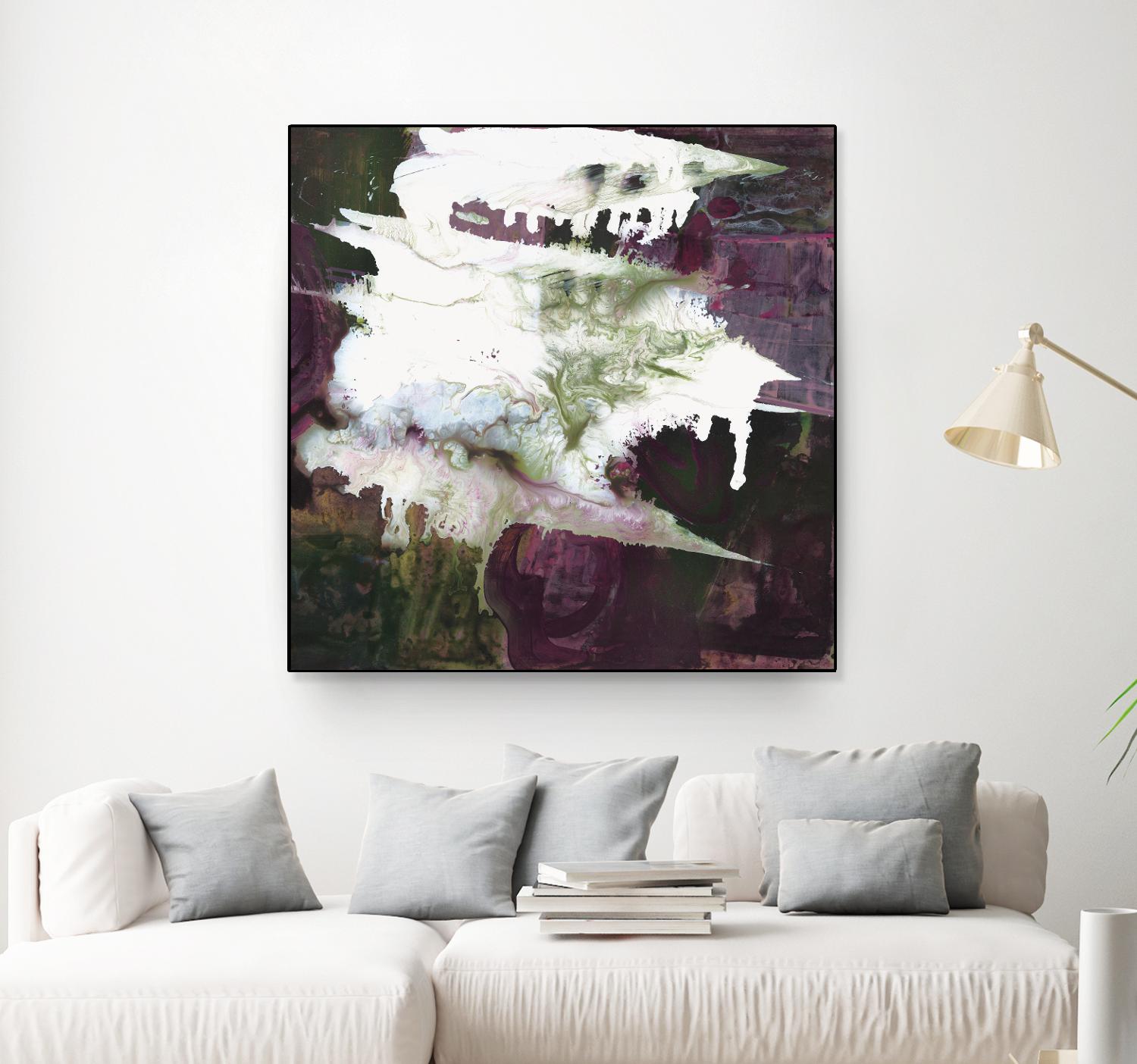 Departures by Bianka Guna on GIANT ART - purple abstract