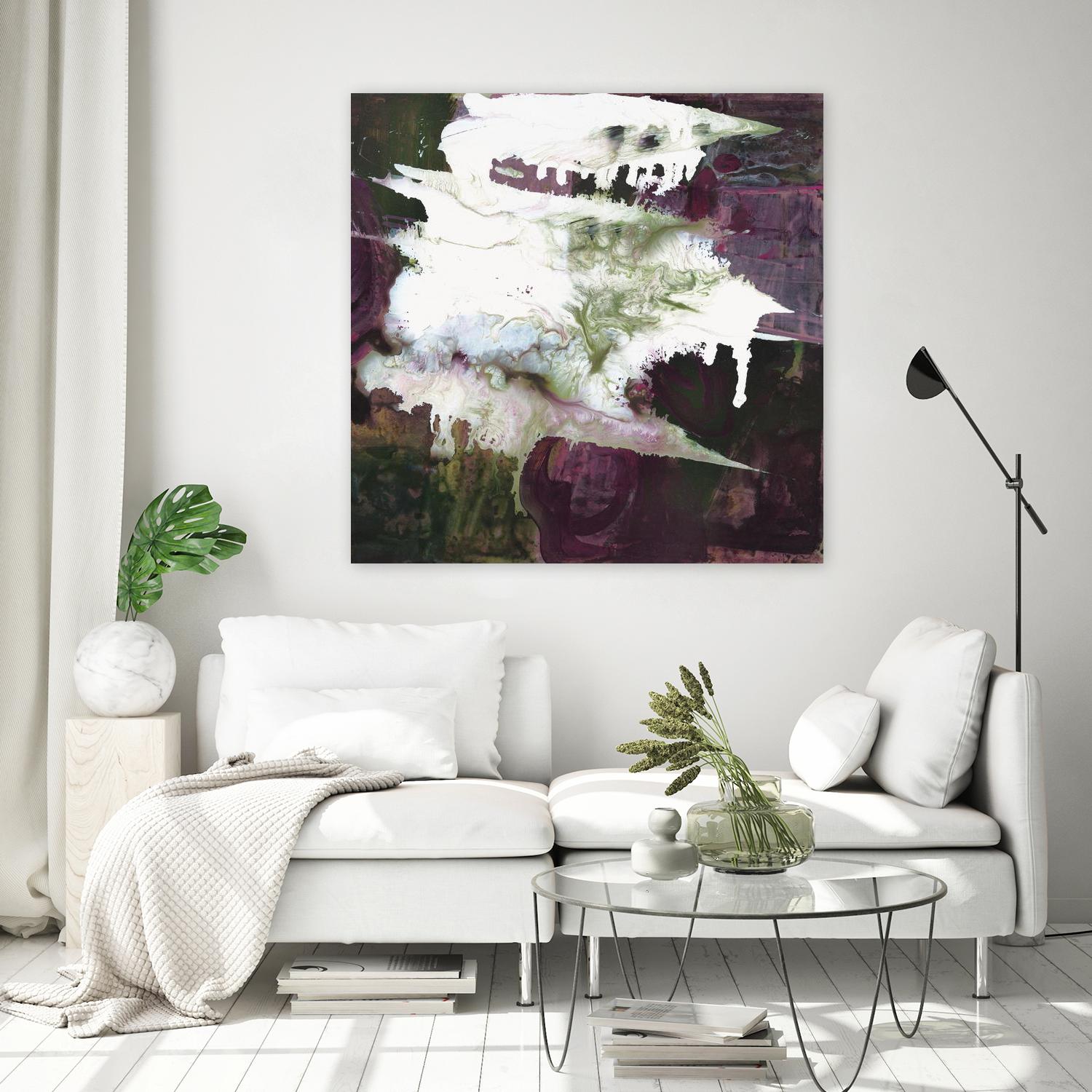 Departures by Bianka Guna on GIANT ART - purple abstract