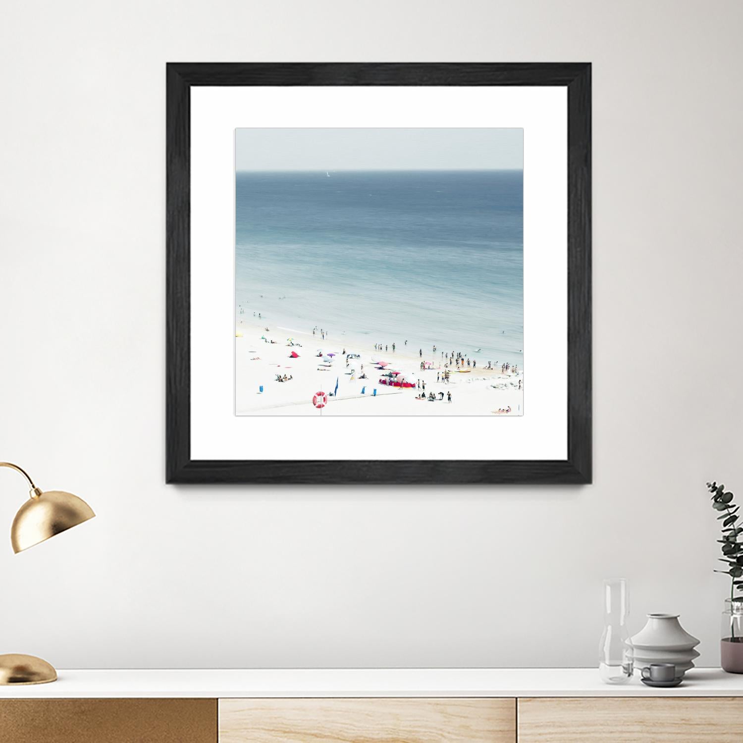 Sesimbra II by Ingrid Beddoes on GIANT ART - white sea scene