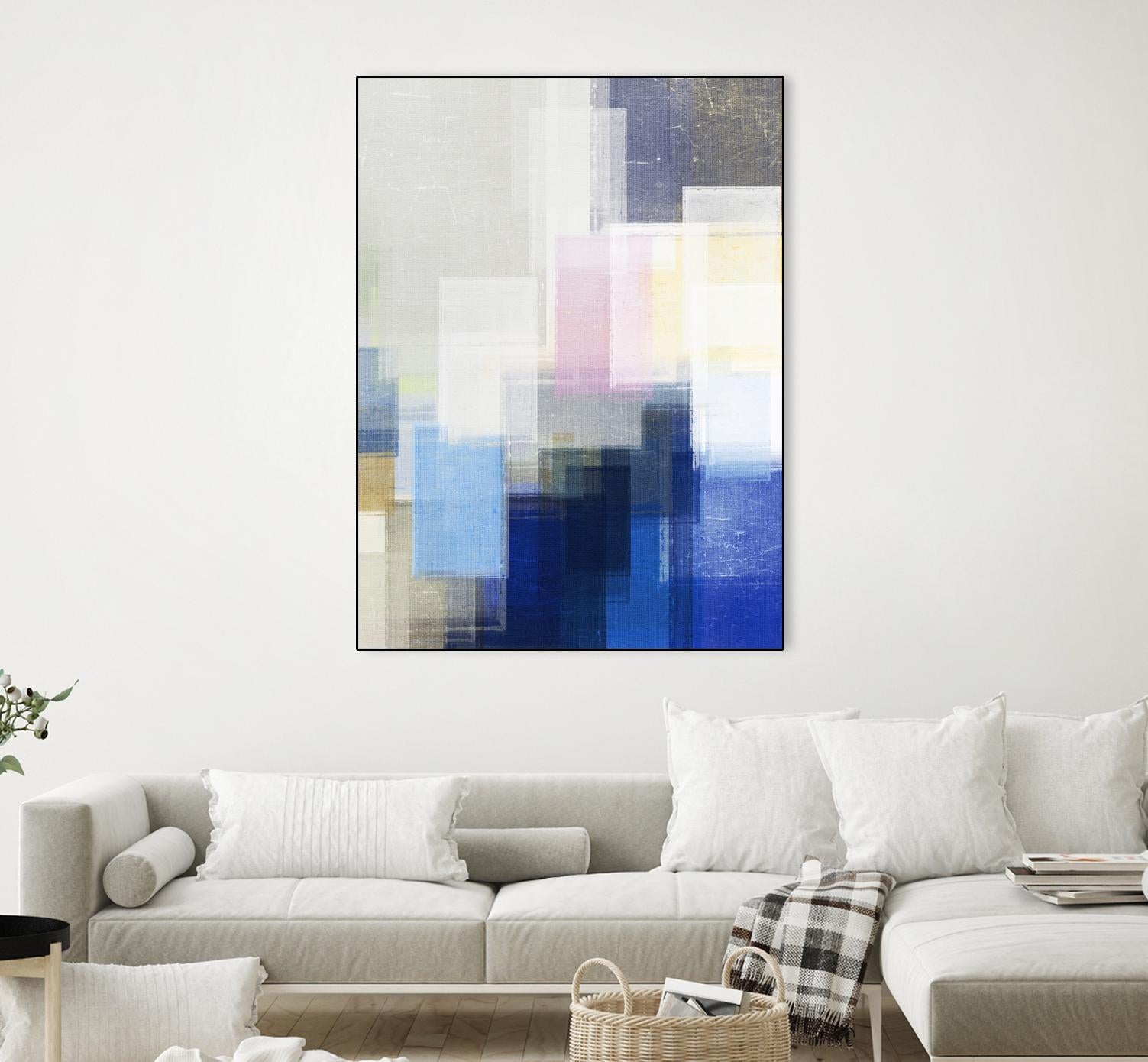 New Start by Jenn Jorgensen on GIANT ART - blue abstract