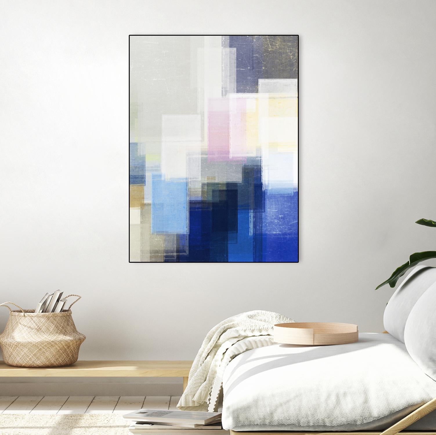 New Start by Jenn Jorgensen on GIANT ART - blue abstract