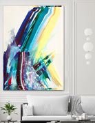 Titan by Joan Marie on GIANT ART - yellow abstract