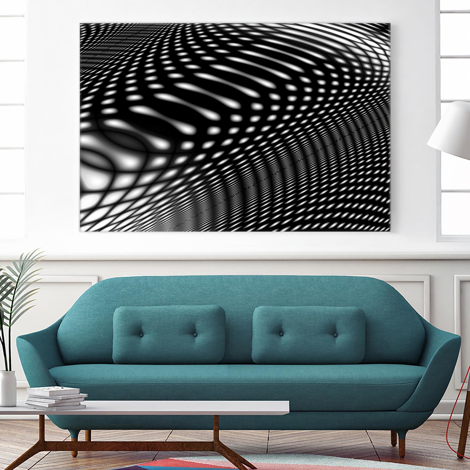 Interference IV by James Leese on GIANT ART - white abstract