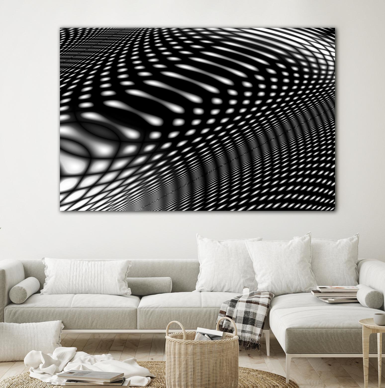 Interference IV by James Leese on GIANT ART - white abstract