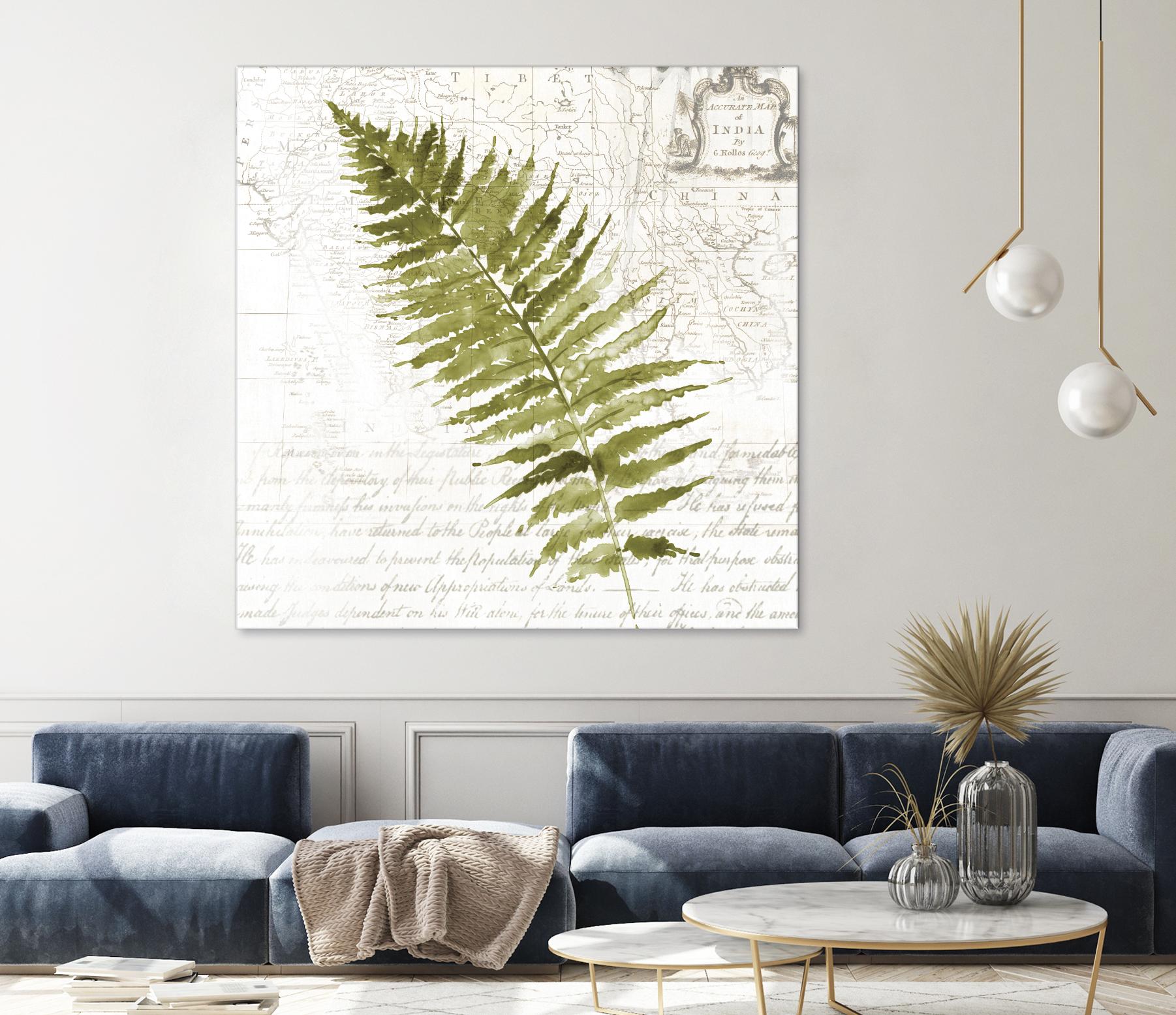 Fern II by Asia Jensen on GIANT ART - green botany