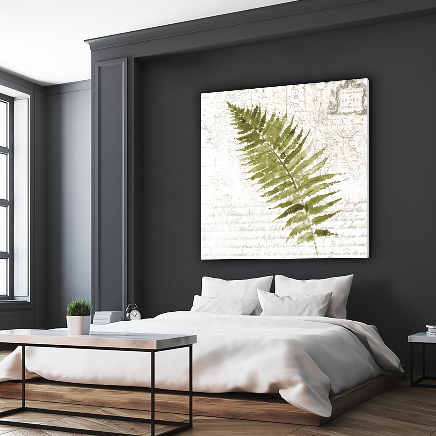 Fern II by Asia Jensen on GIANT ART - green botany