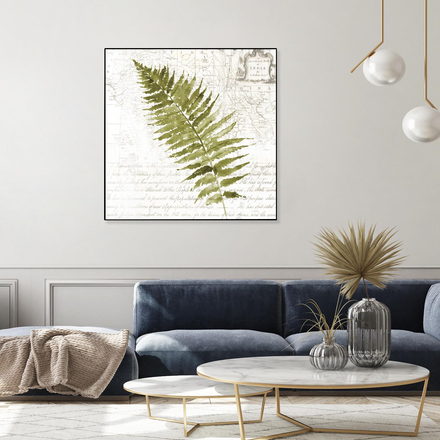 Fern II by Asia Jensen on GIANT ART - green botany