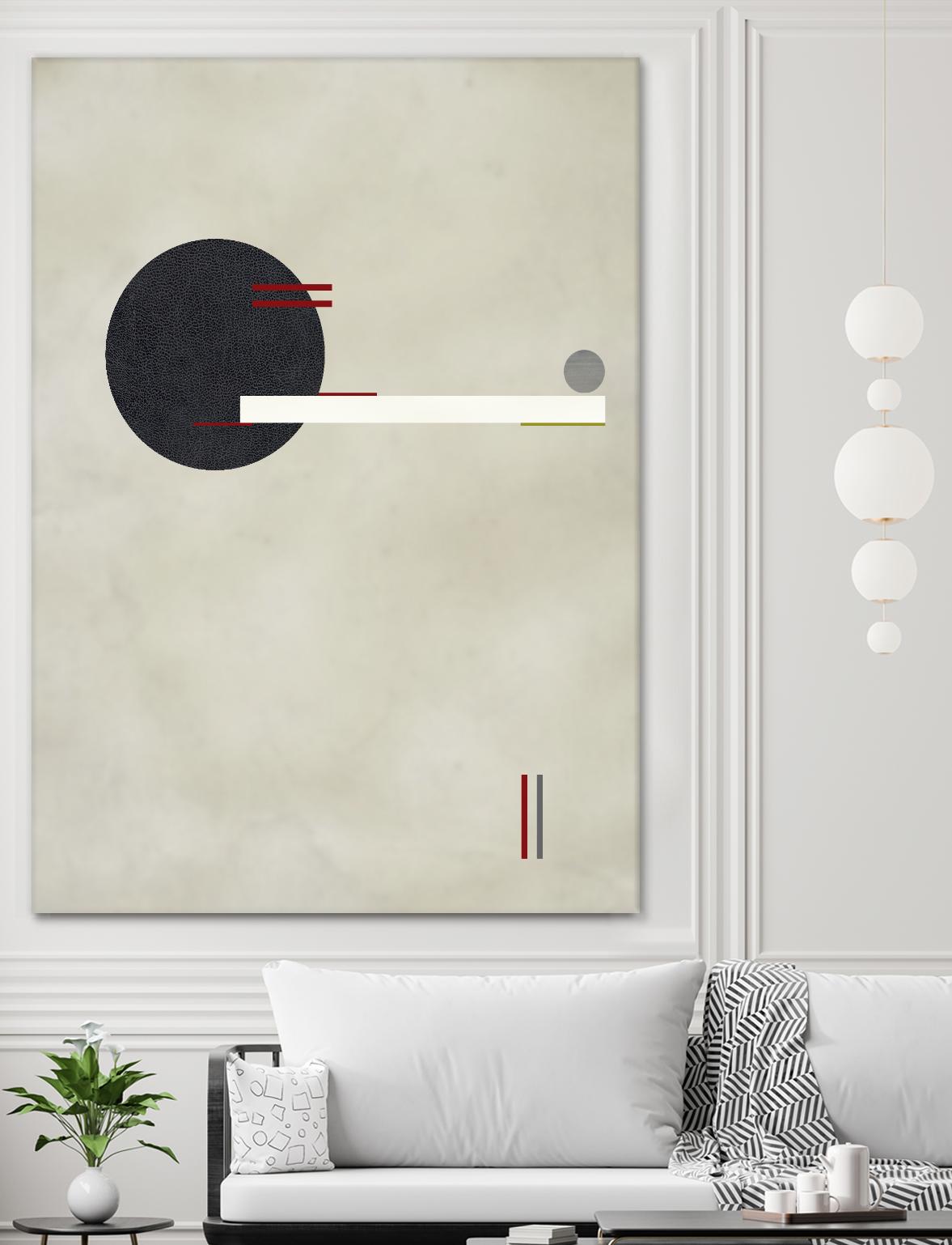 Circle Love by Kevin Calaguiro on GIANT ART - black abstract