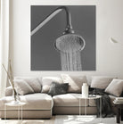 Spa Shower I by Keith Levit on GIANT ART - grey bathroom