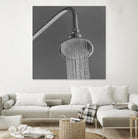 Spa Shower I by Keith Levit on GIANT ART - grey bathroom