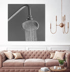 Spa Shower I by Keith Levit on GIANT ART - grey bathroom