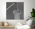 Spa Shower I by Keith Levit on GIANT ART - grey bathroom