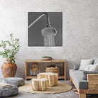 Spa Shower I by Keith Levit on GIANT ART - grey bathroom