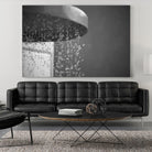 Spa Shower II by Keith Levit on GIANT ART - grey bathroom