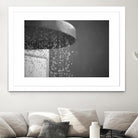 Spa Shower II by Keith Levit on GIANT ART - grey bathroom