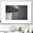 Spa Shower II by Keith Levit on GIANT ART - grey bathroom