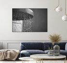 Spa Shower II by Keith Levit on GIANT ART - grey bathroom