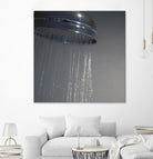 Spa Shower III by Keith Levit on GIANT ART - grey bathroom