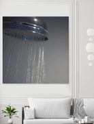 Spa Shower III by Keith Levit on GIANT ART - grey bathroom