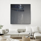 Spa Shower III by Keith Levit on GIANT ART - grey bathroom