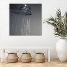 Spa Shower III by Keith Levit on GIANT ART - grey bathroom