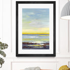 Gold Horizon by Valeria Mravyan on GIANT ART - blue abstract
