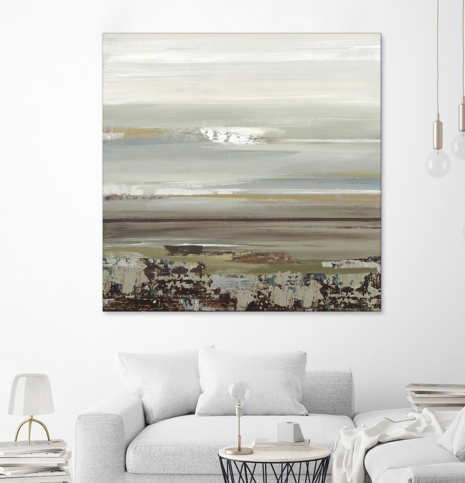 Abyss II by Valeria Mravyan on GIANT ART - blue abstract, landscape